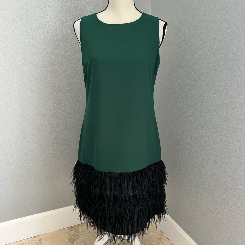Daniel Cremieux Green Sheath Cocktail Dress NWT Sz 8